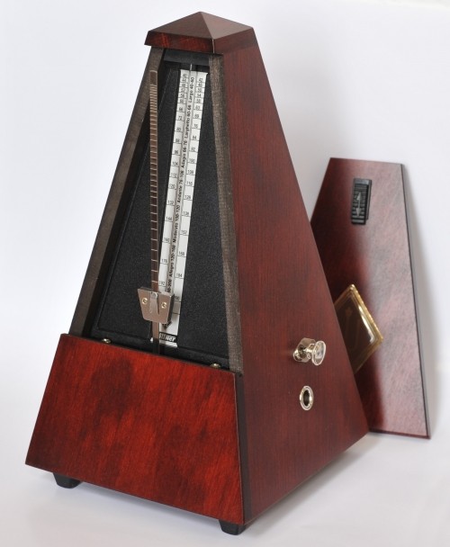 Malzel Metronome, w/bell,mahog