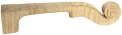 Carved Neck, well flamed 4/4