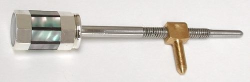 Vla.Bow Button,silv/div/8inlay