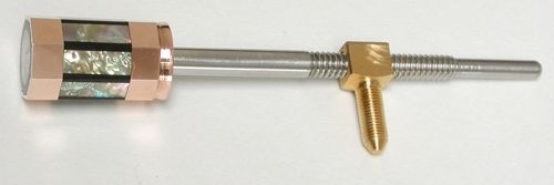 Vla.Bow Button,gold/div/8inlay