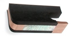 Unfin.Viola Frog, gold/ebony