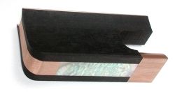 Unfin.Viola Frog, gold/ebony