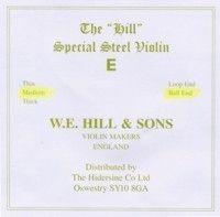 Hill Vln. E String, thin, ball