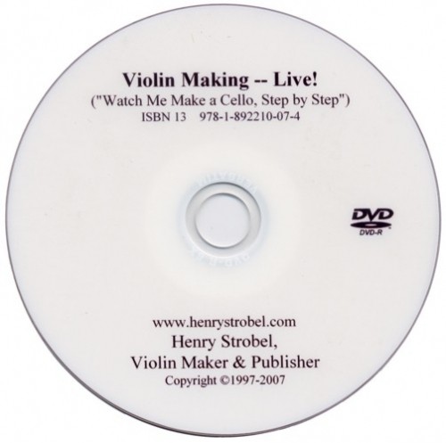Cello Making Step by Step, DVD