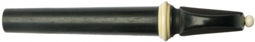 Tempel Hill Style Viola Peg, Ebony with Mammoth accents
