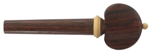 Tempel Hill Style Violin Peg, Rosewood with Boxwood accents