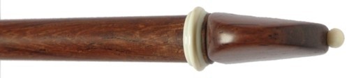 Tempel Hill Style Violin Peg, Rosewood with Mammoth accents