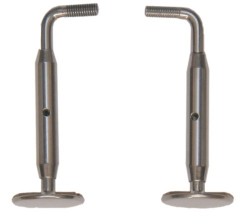 Tempel Hill style  clamps, titanium