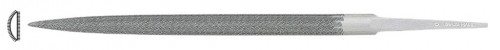  Grobet Narrow Half-Round Files, 10 x 3 x 150mm