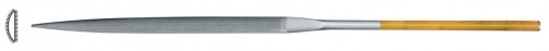 Half-Round Valtitan Needle Files, 1.5 x 6 x 85mm