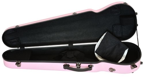 JW Contour violin case, pink
