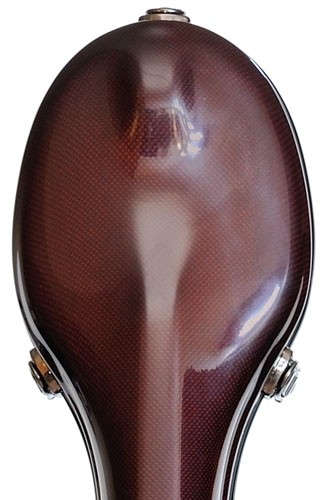 Carbon Cello Case, red weave
