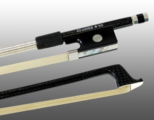 Glasser CFB Vln Bow, silv, rnd