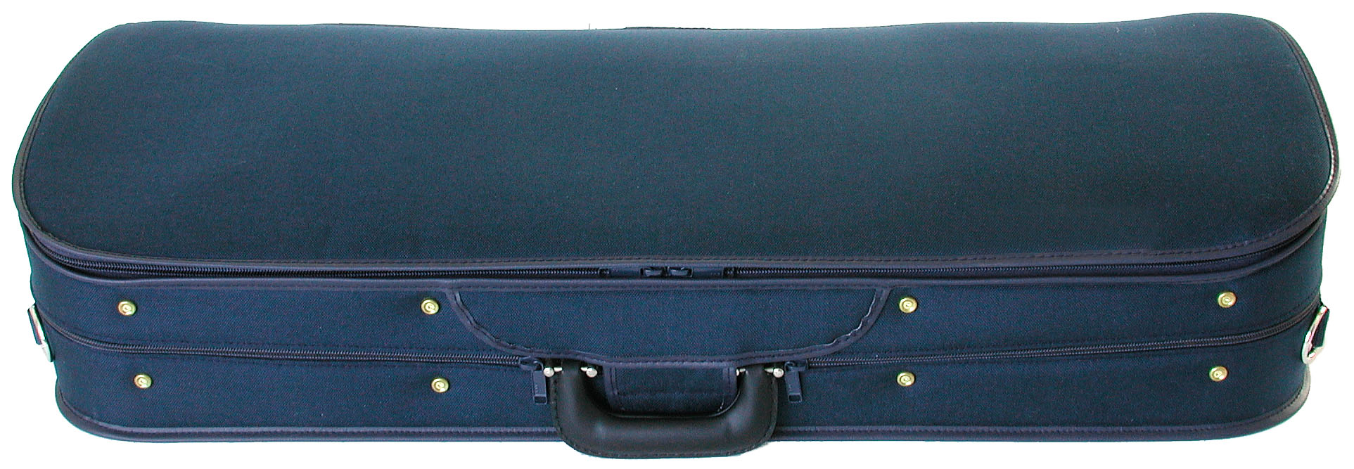 D'Luca CP04M-BKBU Double Violin Case Black-Burgundy - Fits Two 4/4 Full Size Violins, With Shoulder Straps & Accessory Compartments